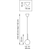 Подвес LIGHTSTAR GLOBO 813022