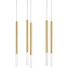 Подвес LIGHTSTAR TUBO L8T747143 LED 40W 2240LM 360G золото 4000K
